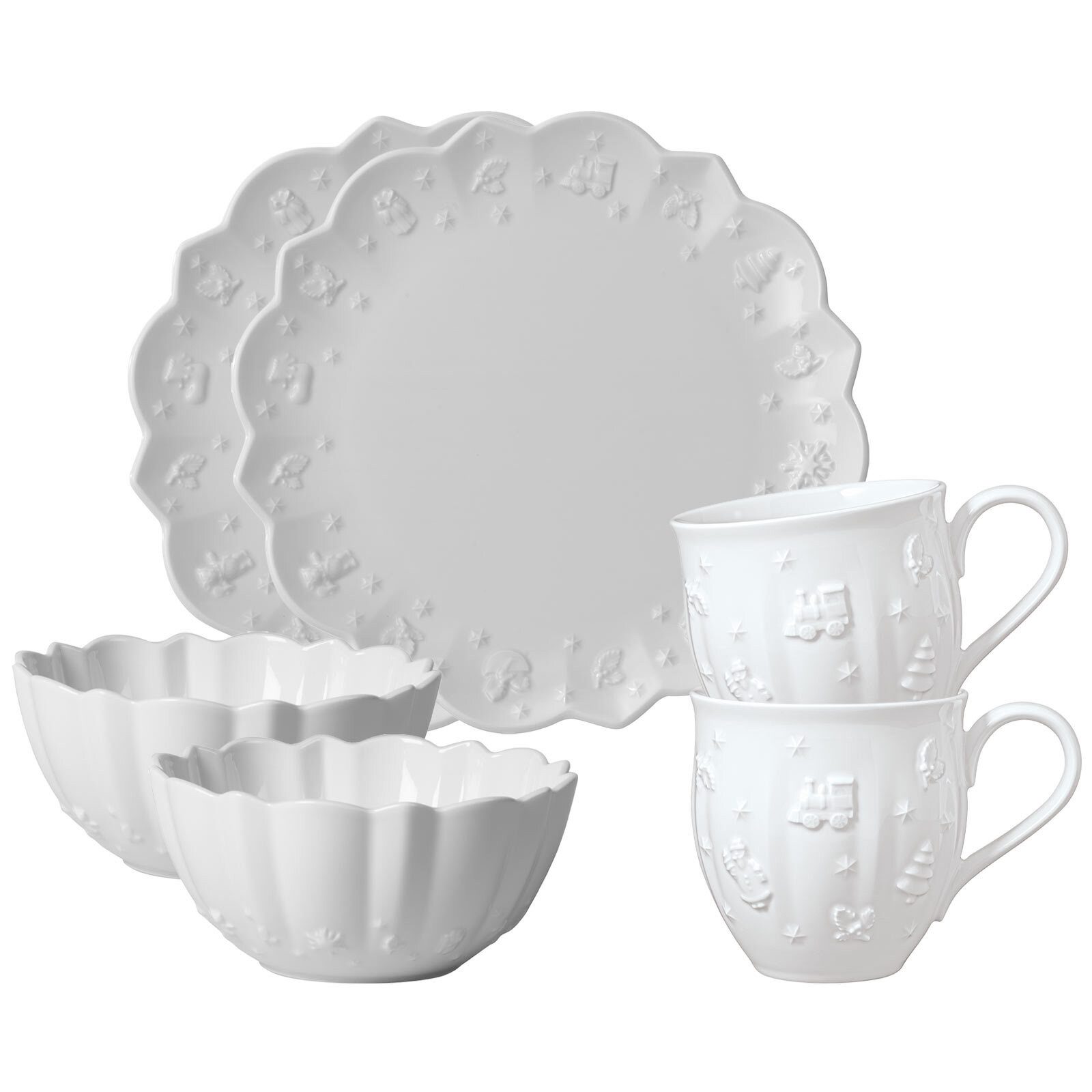 Villeroy & Boch Kombiservice Toy's Delight Royal Classic Frühstücks-Set 6er Set (6-tlg), Porzellan