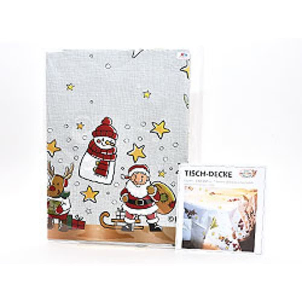 HundB Tischdecke Weihnachtstischdecke, Papier 120x60cm Weihnachts/Schneeman günstig online kaufen