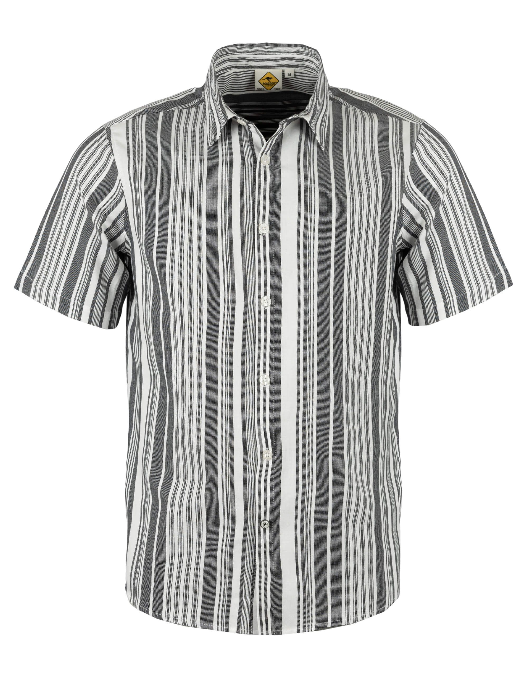 ROADSIGN australia Kurzarmhemd Essential Stripe (1, 1-tlg., 1) klassisches Streifenhemd für zeitlose und sportliche Outfits