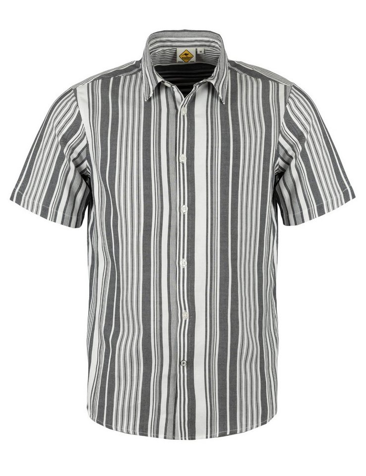 ROADSIGN australia Kurzarmhemd Essential Stripe (1, 1-tlg., 1) klassisches Streifenhemd für zeitlose und sportliche Outfits