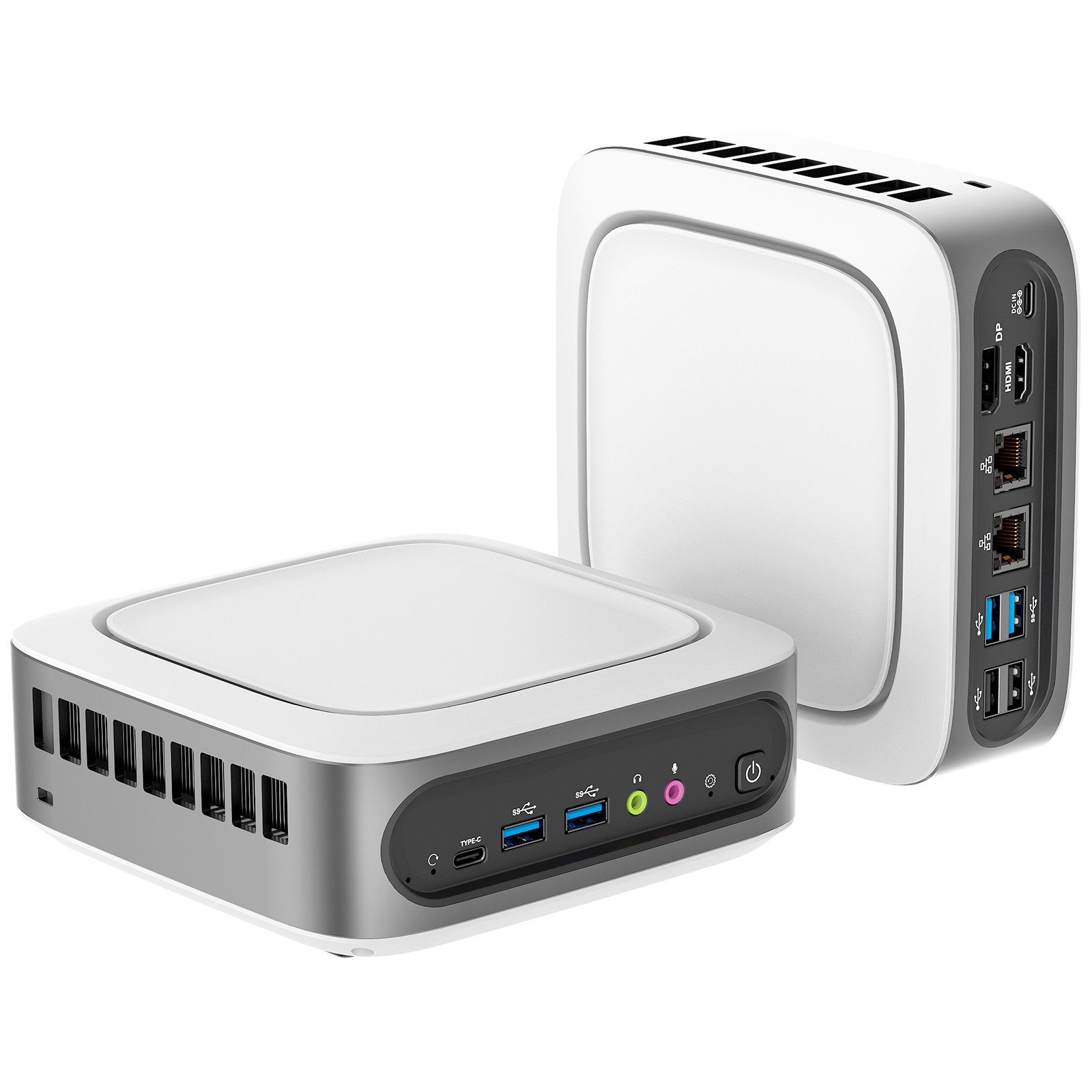 AWOW i9 PC Intel i9-11900H, 16/32GB RAM, 512G/1T SSD, WiFi 6, Dual 2,5G LAN Mini-PC (Intel Core i9 11900H, Intel UHD Graphics der 11. Generation, 16 GB RAM, 512 GB SSD, Lüfter, Dual 2.5G LAN WiFi6 Windows 11 Pro)