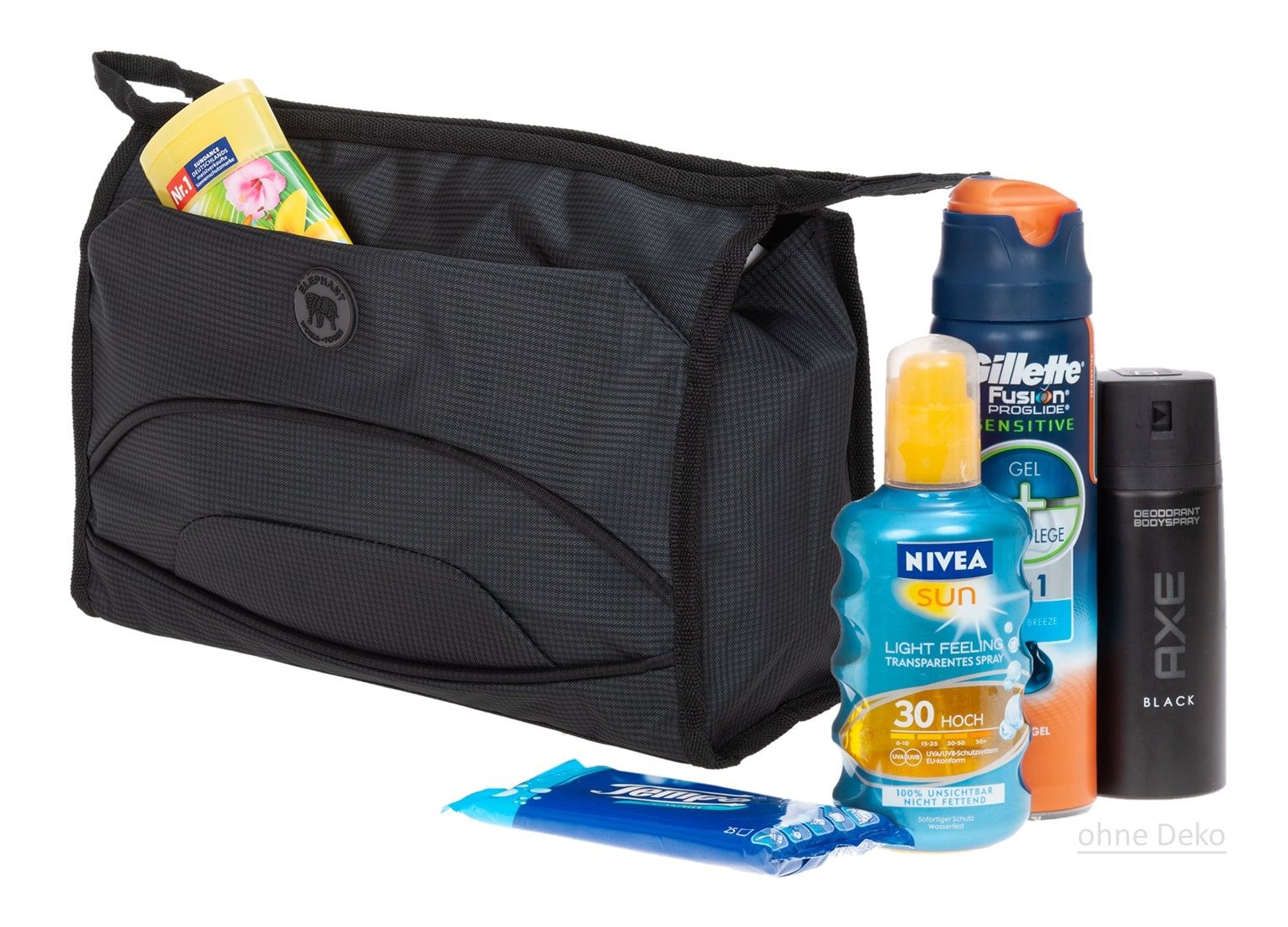 ELEPHANT Kulturbeutel groß Kulturtasche Washbag Color Kosmetiktasche, Damen Herren Sauna Sport Reise Tasche Bag