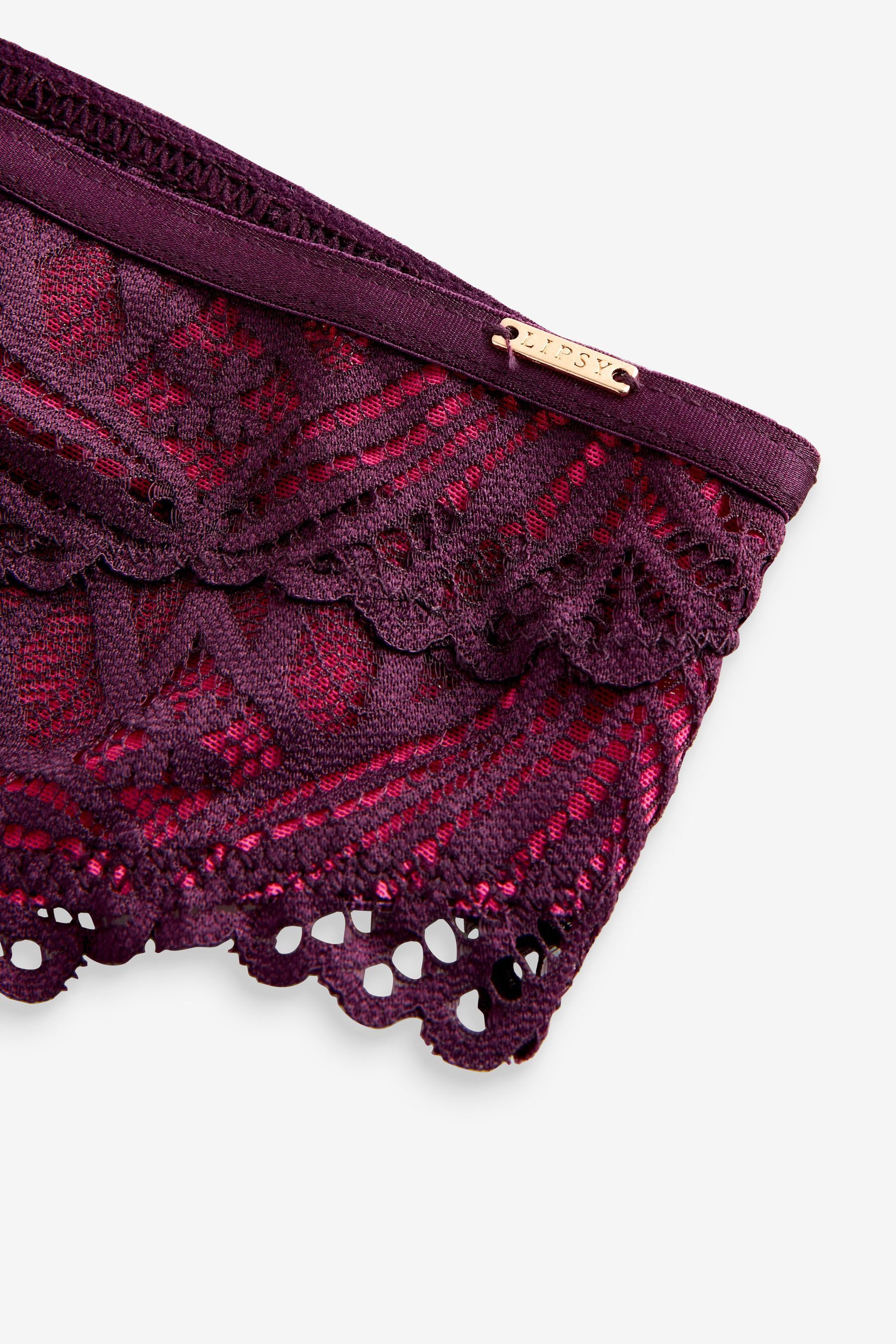 LIPSY String Lipsy Tanga mit geometrischer Spitze (1-St)