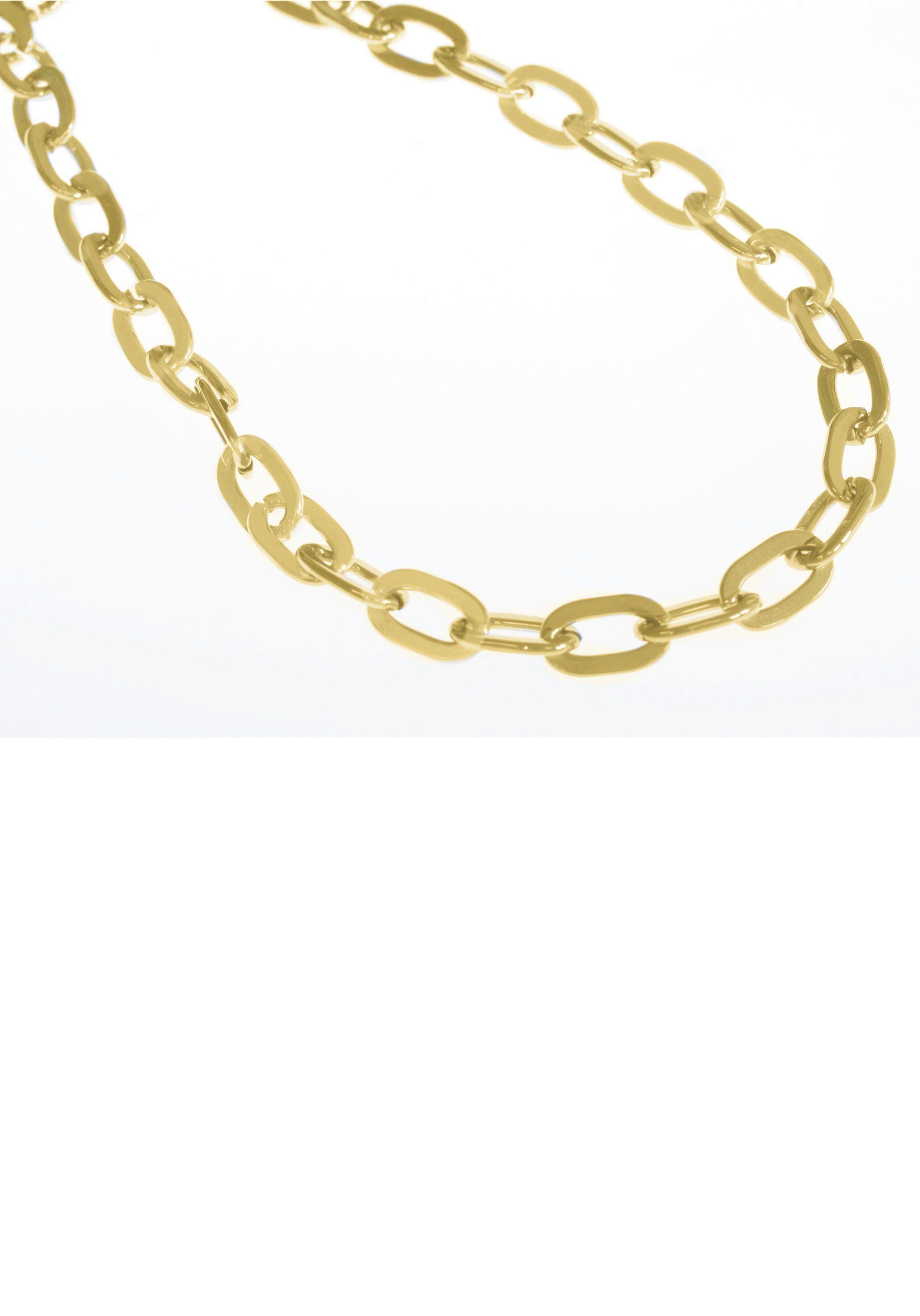 Firetti Edelstahlkette Schmuck Geschenk Ankerkettengliederung, 5 mm breit, Made in Germany