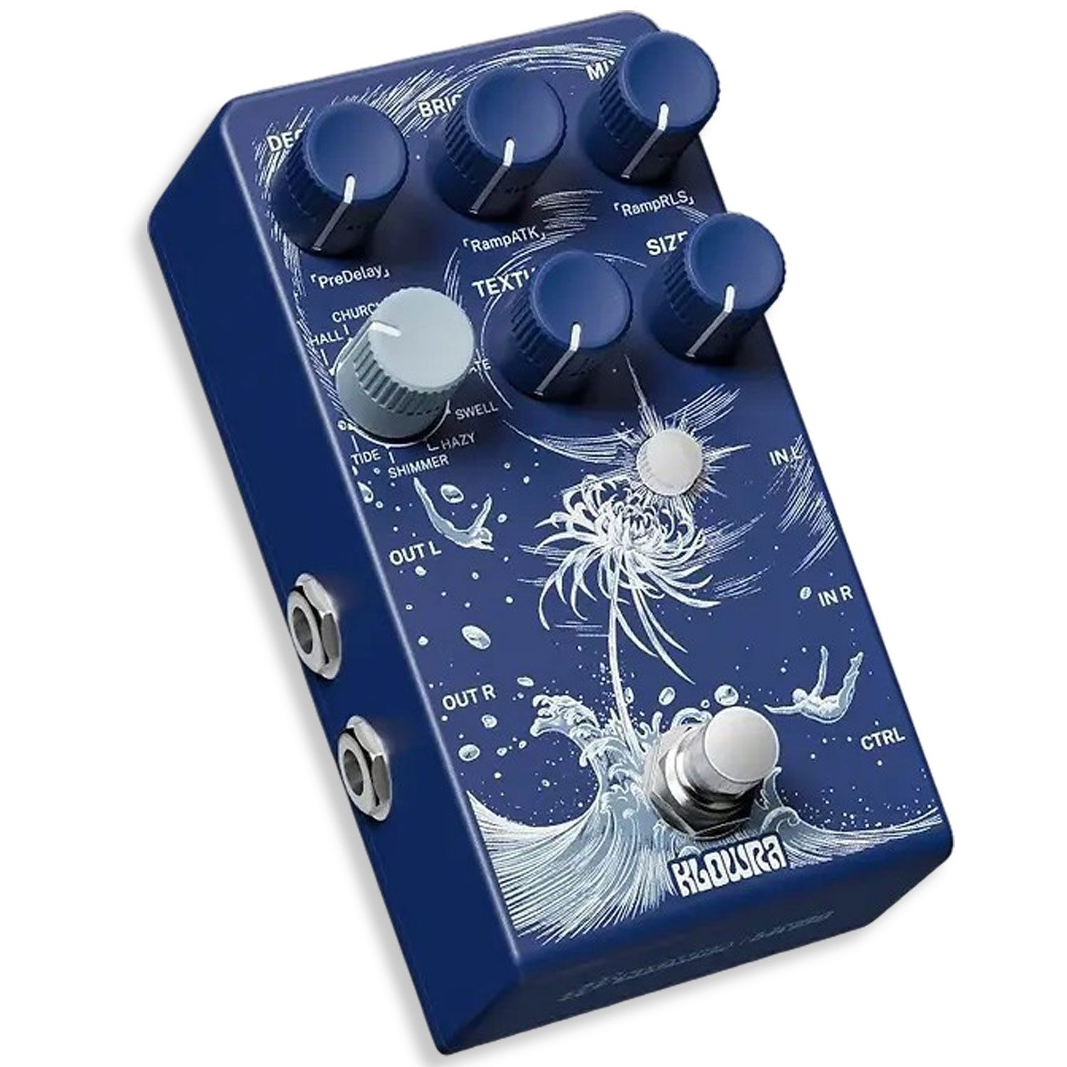 Klowra E-Gitarre Klowra Effektgerät Limbo Reverb Pedal, Effektgerät, Reverb Pedal