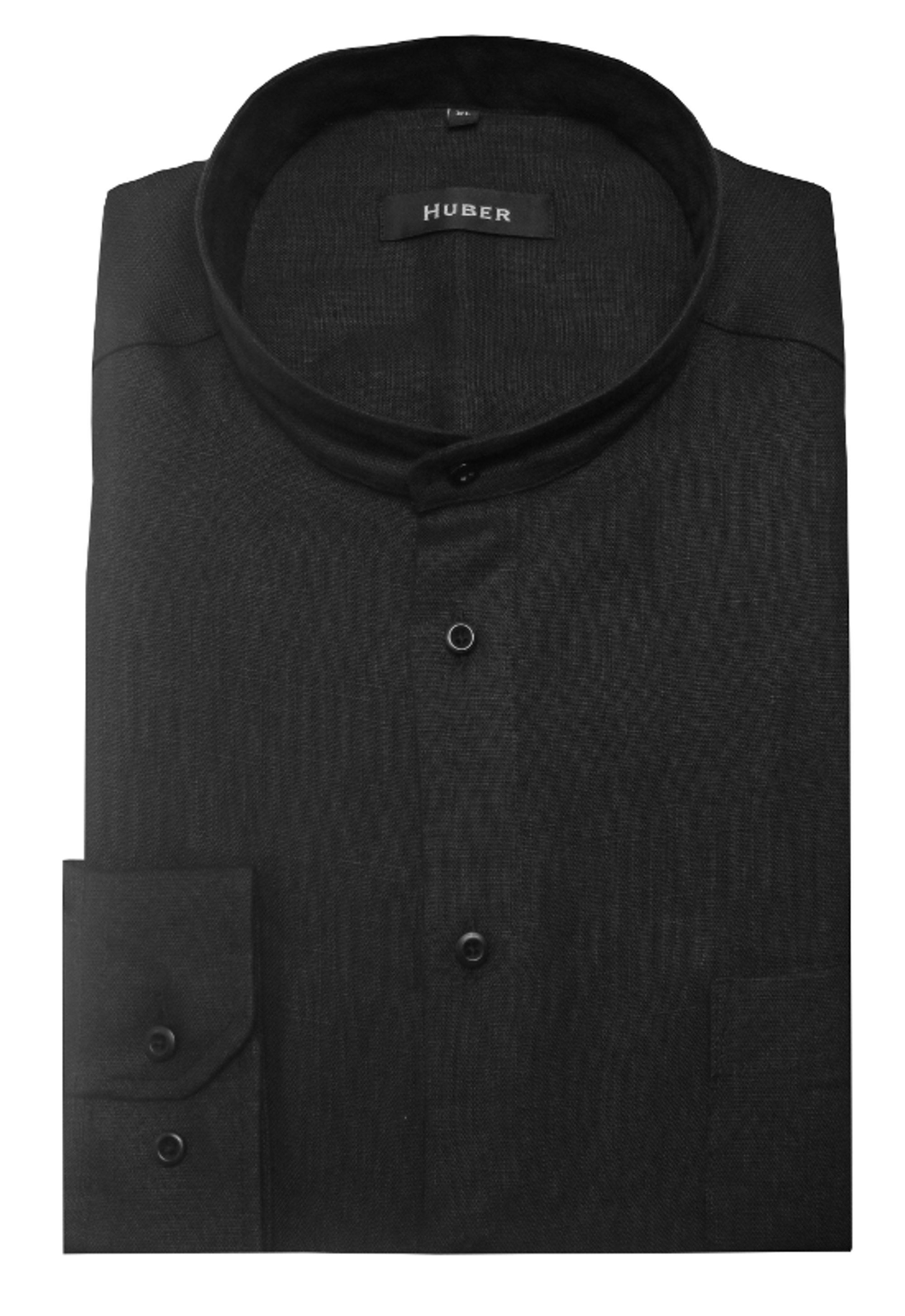 Huber Hemden Langarmhemd HU-0044 Stehkragen 100% günstig online kaufen