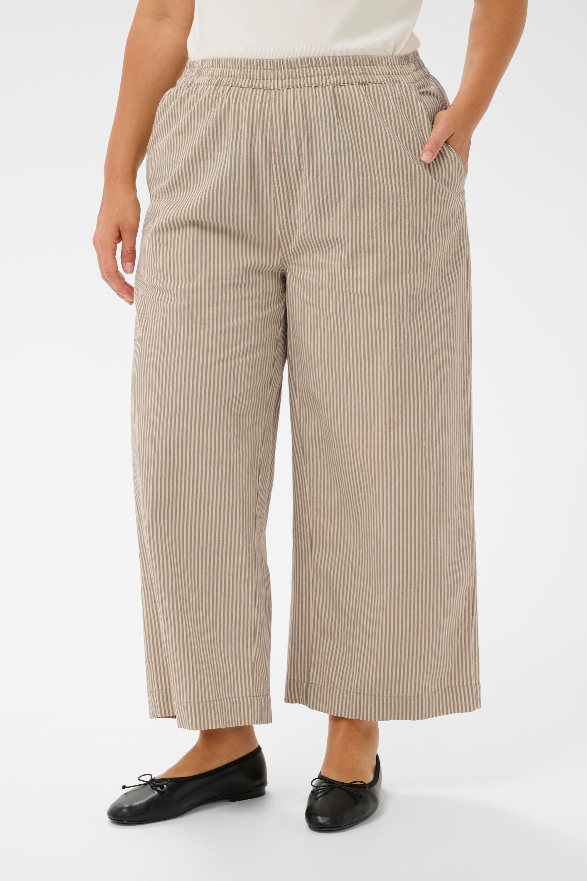 KAFFE Curve Stoffhose Casual Hose KCnana Große Größen