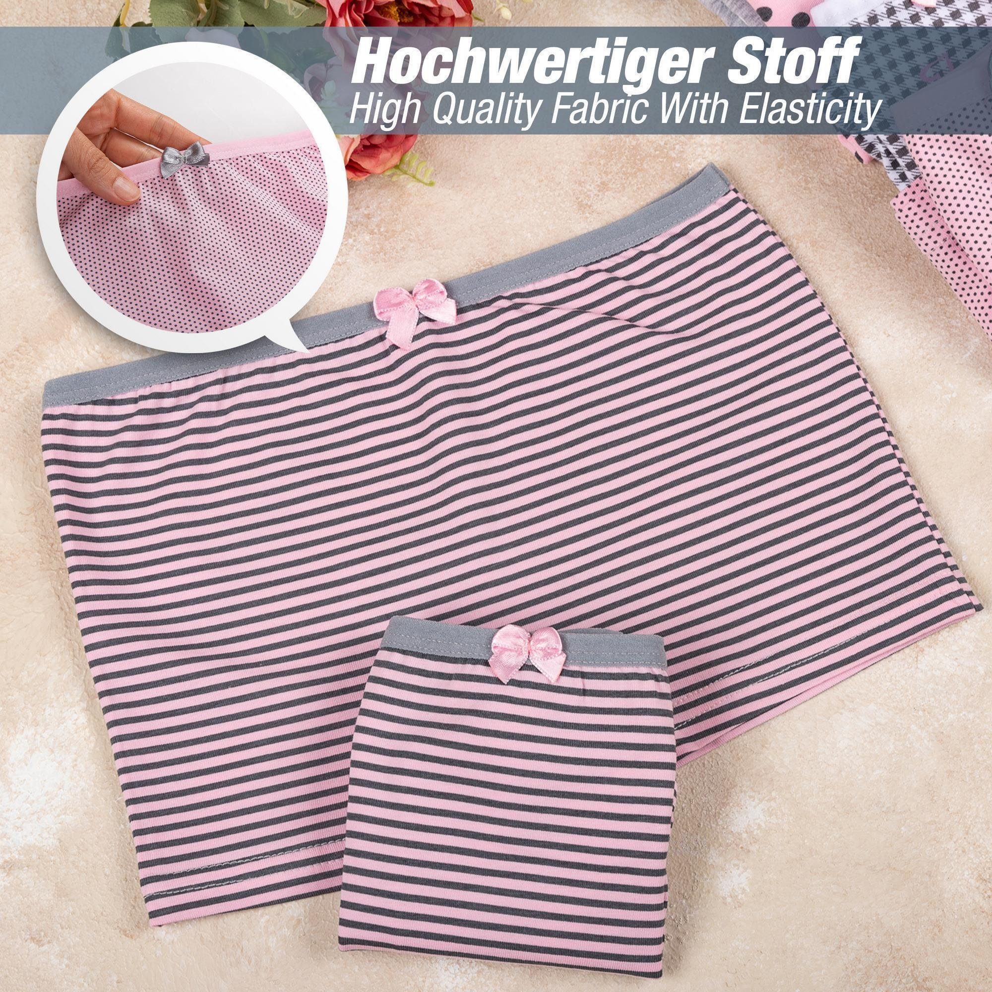 LOREZA Panty 10 aus 10-St) Baumwolle Unterwäsche Pantys (Spar-Packung, Mädchen