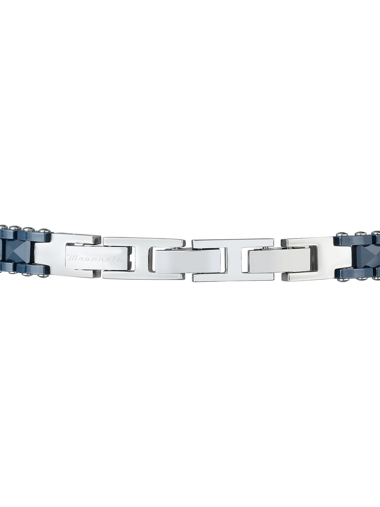 Herren-Armband Maserati blau MASERATI Keramik Edelstahl, Edelstahlarmband