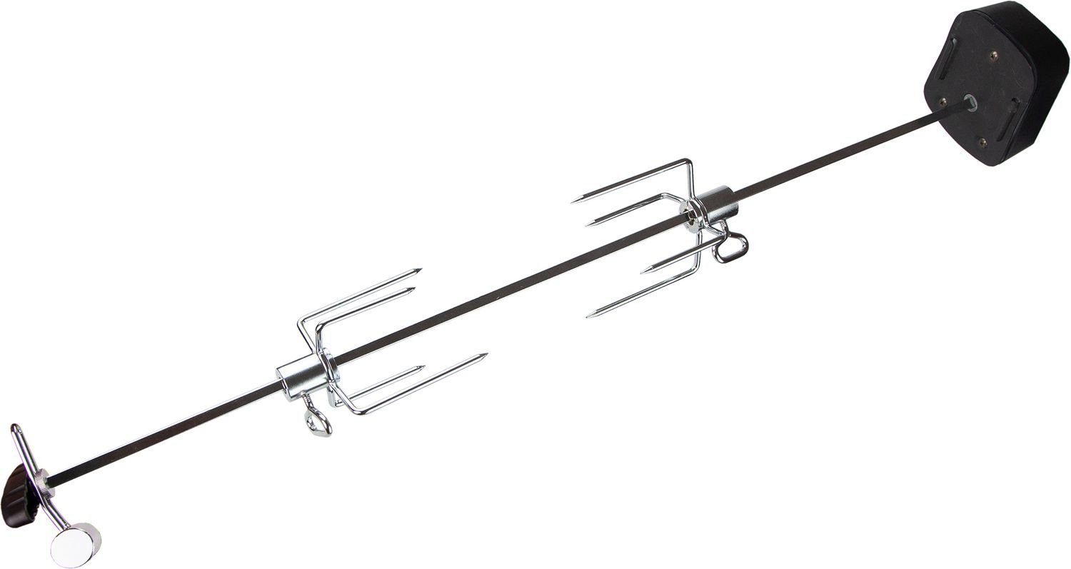 Universal Rotisserie Drehspieß Edelstahl Grillfürst / aus Motor Grillfürst mit Drehkorb Set