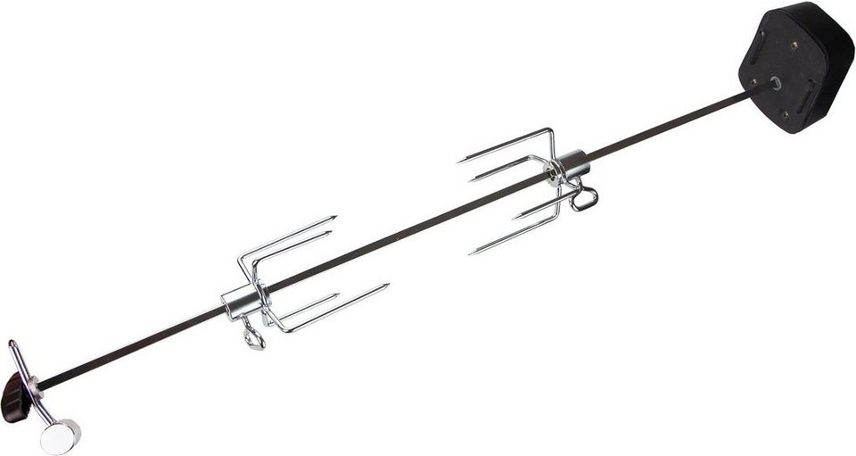 Grillfürst Drehkorb Grillfürst Universal Drehspieß / Rotisserie Set aus  Edelstahl mit Motor