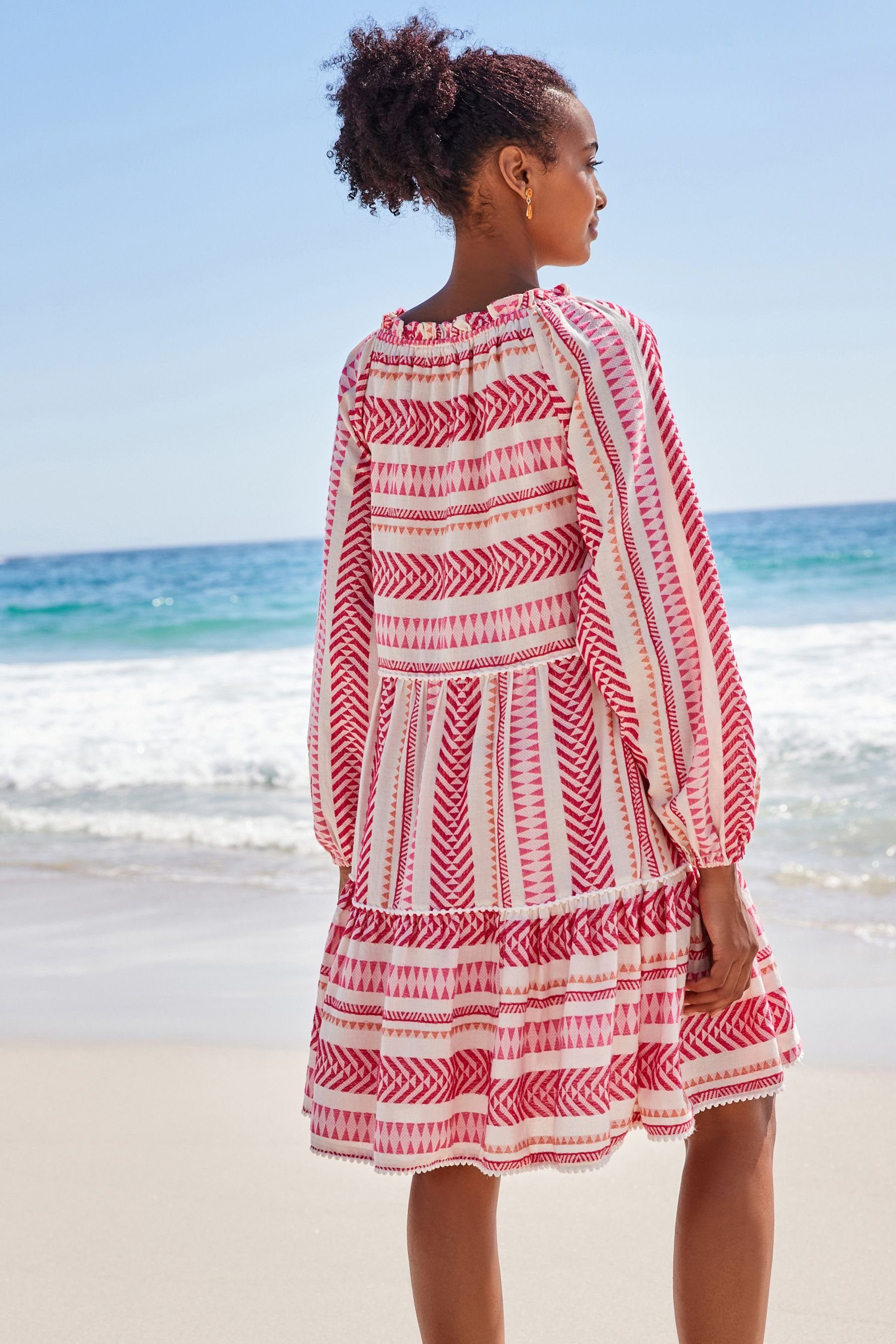 Next Minikleid Kaftan-Sommerkleid in Minilänge und günstig online kaufen