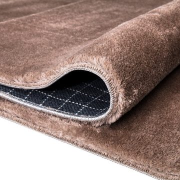 Teppich Akor Kollektion, TEPPIA, Höhe: 8 mm, Teppia Teppich Waschbar Rutschfest Küchenteppich Einfarbig