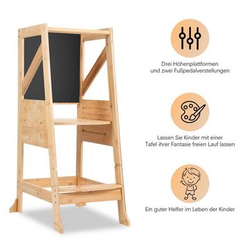Randaco Stehhilfe Lernturm Küchenhelfer, Verstellbare Kleinkind Stufen