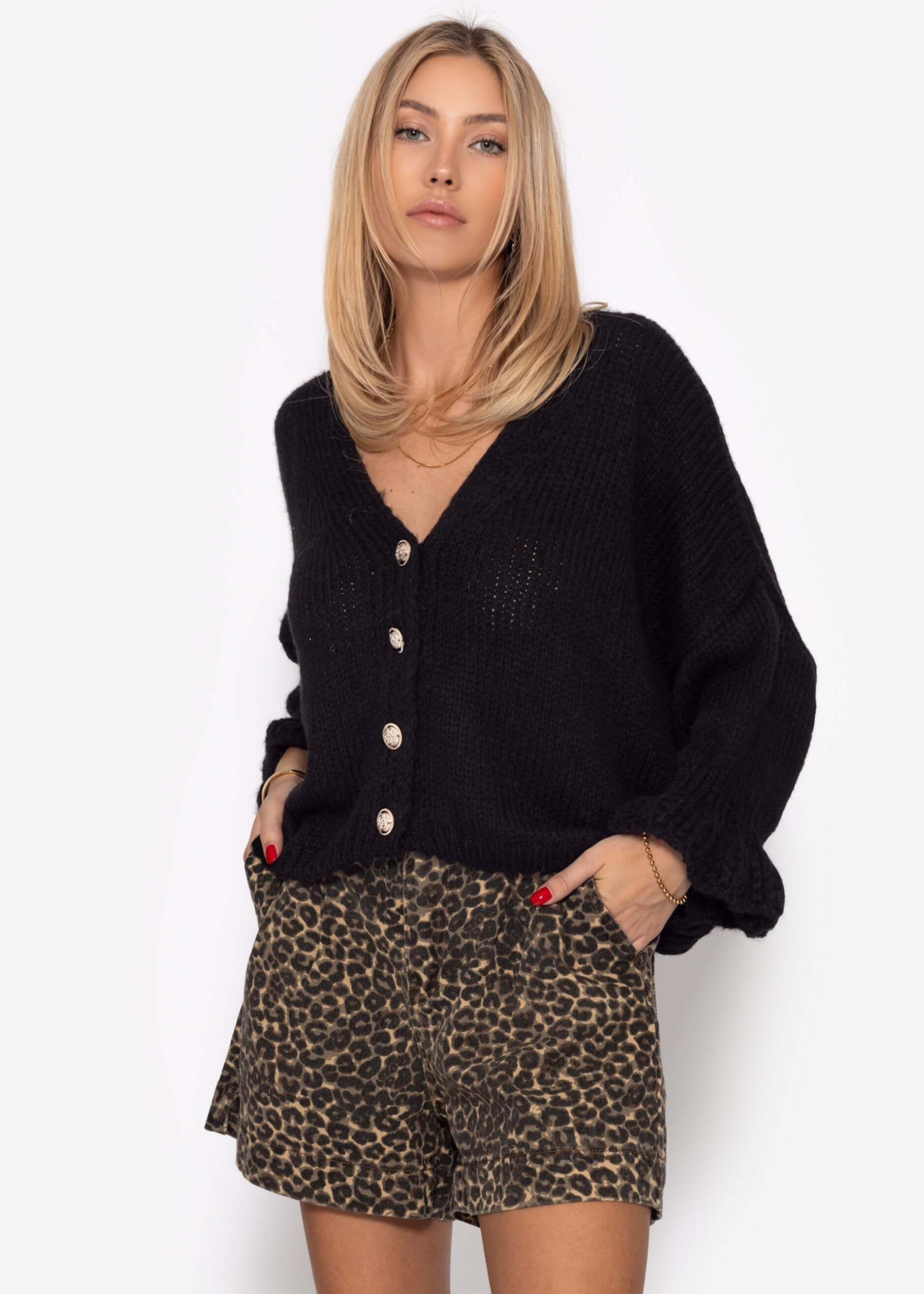 SASSYCLASSY Cardigan Cardigan mit 3/4-Ärmeln für günstig online kaufen