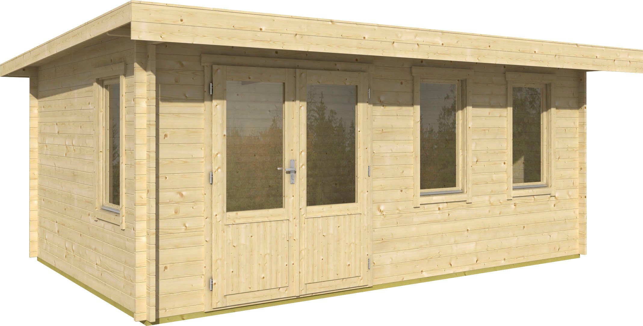 LASITA MAJA Gartenhaus BARUDA, BxT: 570x415 cm, (Set, inkl. Fussbodenbretter zum verlegen)