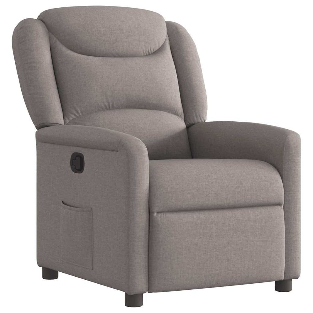 vidaXL Sessel Relaxsessel Taupe Stoff (1-St) günstig online kaufen