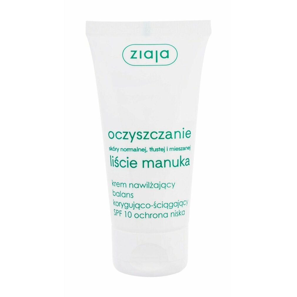 Ziaja Tagescreme Manuka Tree Day Cream SPF10 50ml - Für ölige und Mischhaut