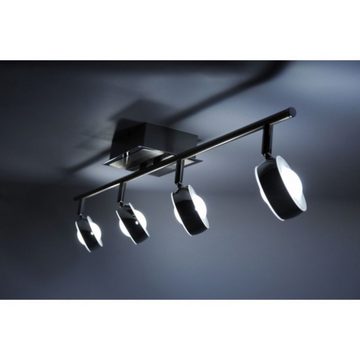 Paul Neuhaus Aufbauleuchte LED Deckenleuchte Silber Fernbedienung Farbwechsel Dimmbar RGB 27,3W