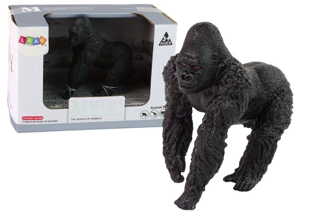LEAN Toys Spielfigur GorillaTierfiguren Wildtier Figuren Spielzeug