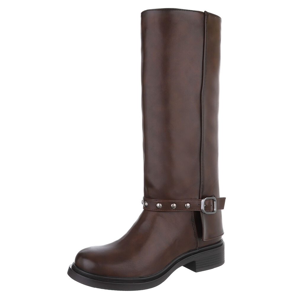 Ital-Design Modische Damenstiefel mit dekorativen Details günstig online kaufen