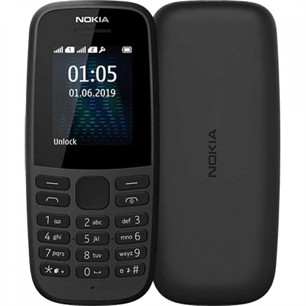Nokia 105 (2019) - Tastenhandy - schwarz Smartphone