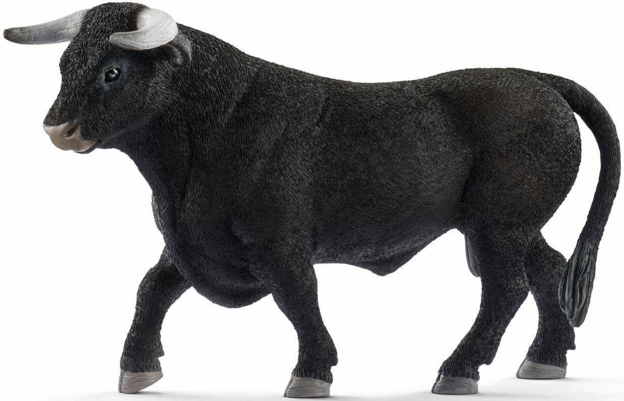 Schleich® (13875) Spielfigur FARM Schwarzer Stier WORLD,