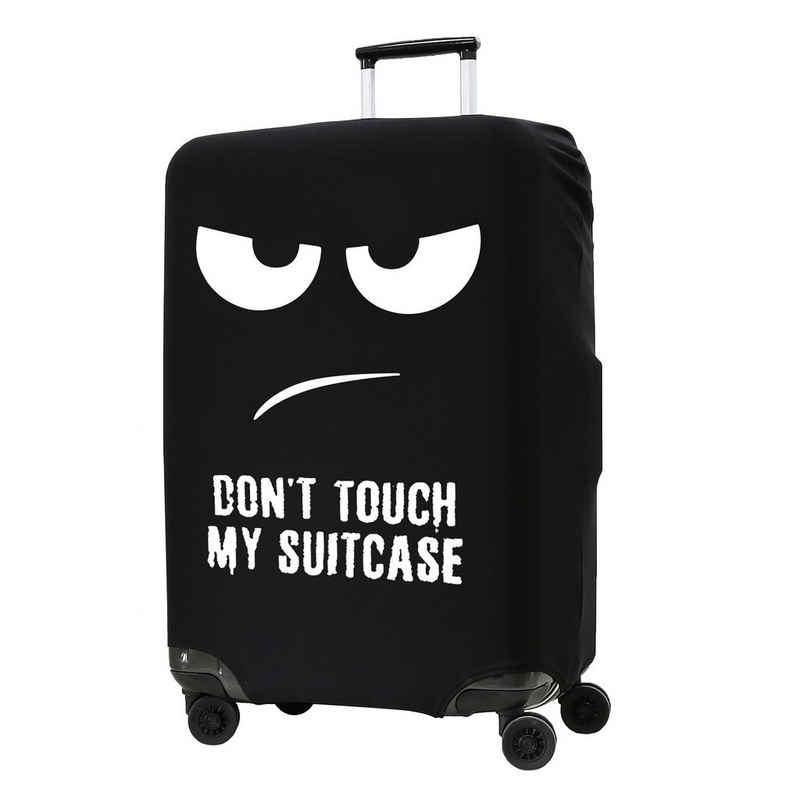 kwmobile Kofferhülle Koffer Hülle Розмір Koffer (XL), Elastische Kofferschutzhülle mit Reißverschluss - Reisekoffer Überzug