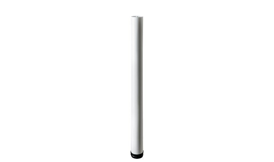 Hettich Möbelfuß Hettich Möbelfuß 6,0 x 70 - 73 cm Stahl weiß - 1