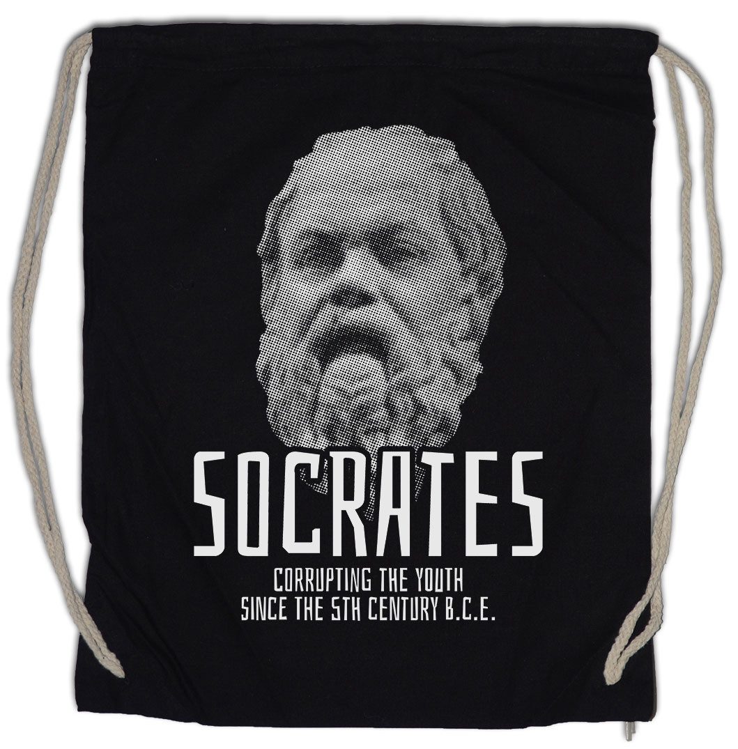 Urban Backwoods Turnbeutel Socrates Corrupting The Youth A Turnbeutel Sokrates Philosoh Platon (1-tlg), Athen Sophismus Apologie Griechenland