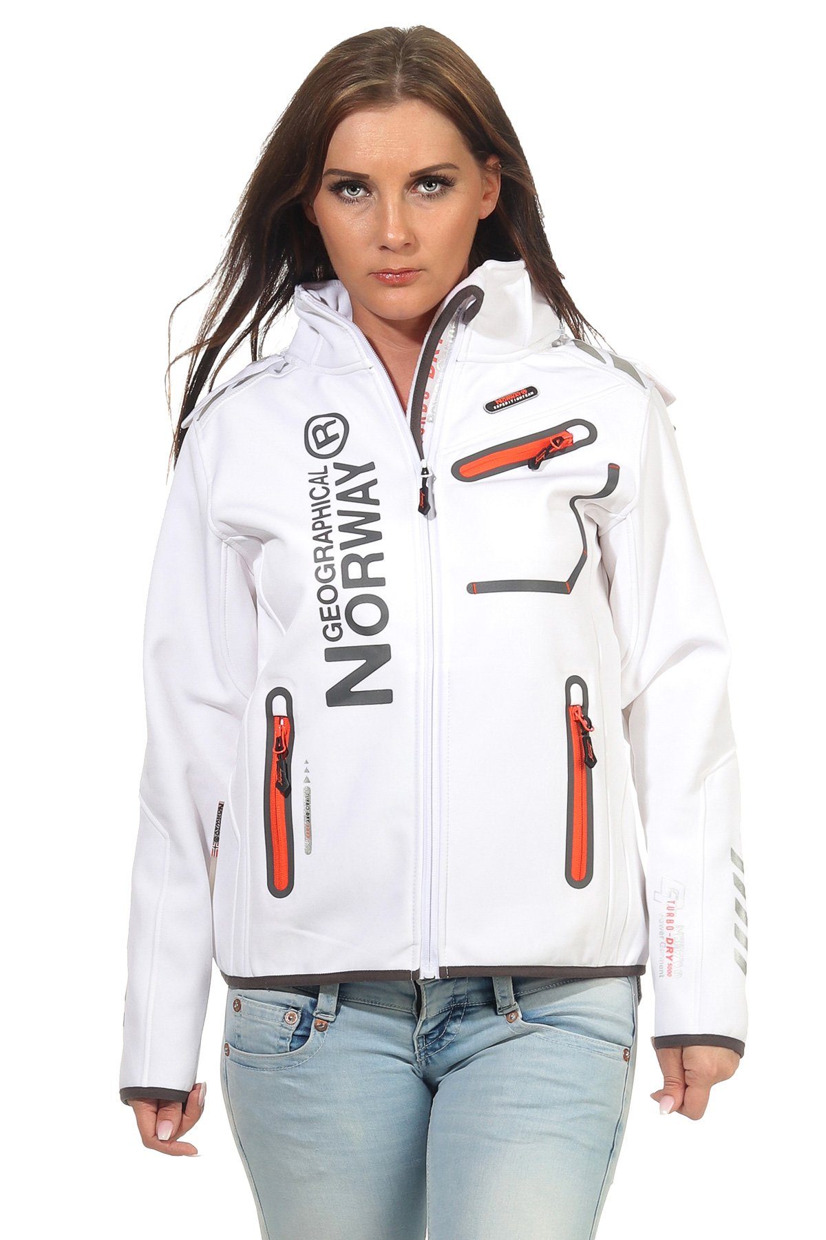 Geographical Norway Softshelljacke Damen Softshell Windbreaker Regen Outdoo günstig online kaufen