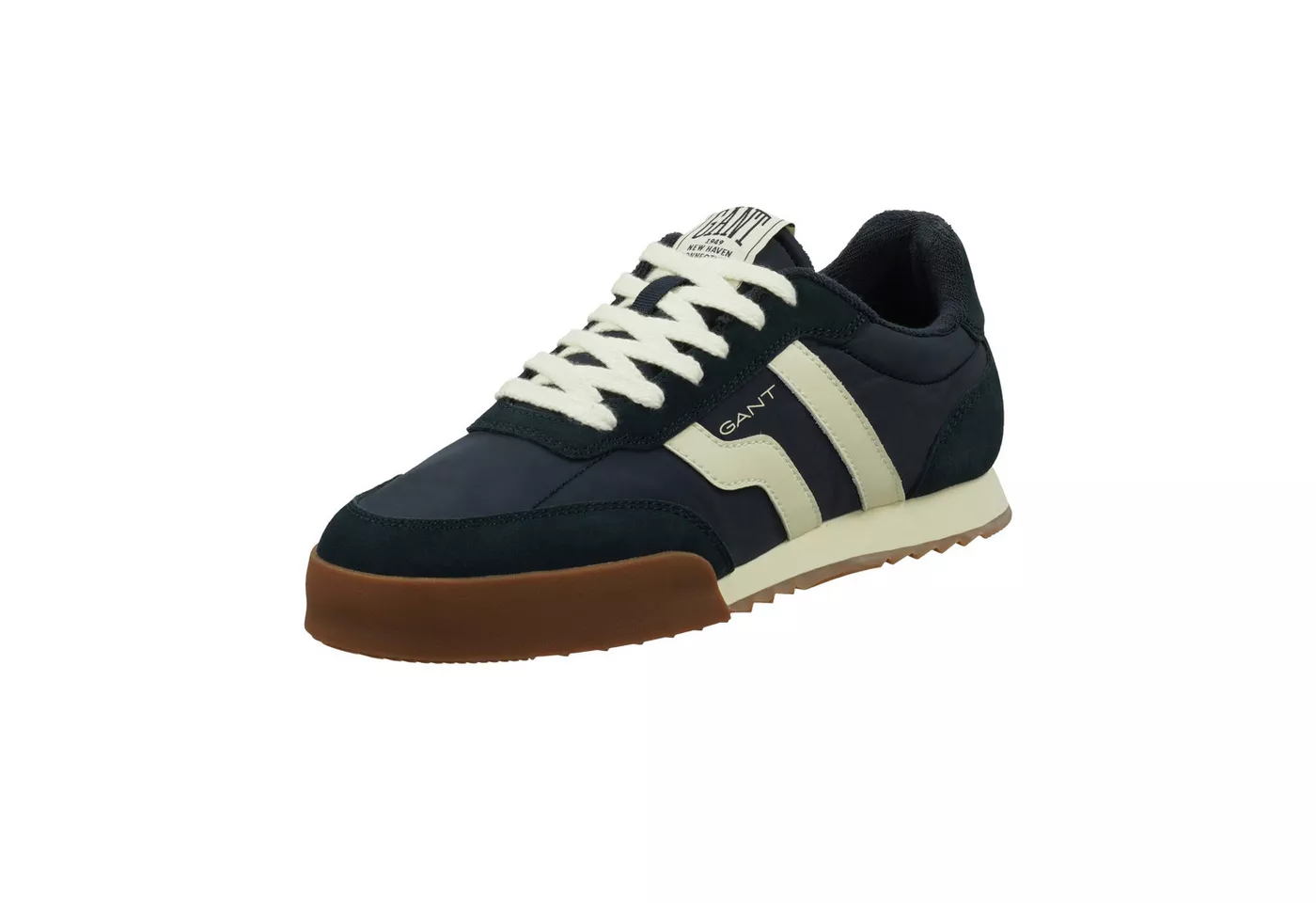 Gant Baylle Sneaker Retro Sneaker, Schnürschuh mit modischer Gummilaufsohle