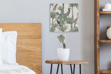 OneMillionCanvasses® Leinwandbild Natur - Vögel - Bäume, (1 St), Leinwand Bilder für Wohnzimmer Schlafzimmer