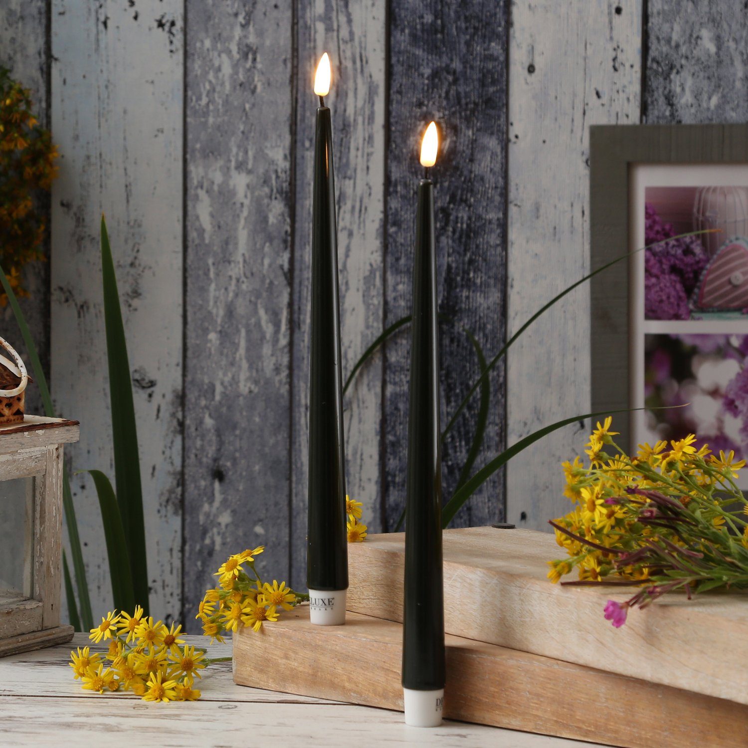 Deluxe Homeart LED-Kerze LED Stabkerzen ELLA günstig online kaufen