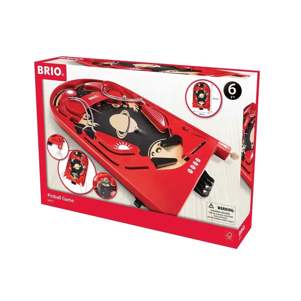 BRIO® Kinderfahrzeug-Schienen BRIO 63401700 Holz-Flipper Space Safari, ab 3 Jahren, Holz