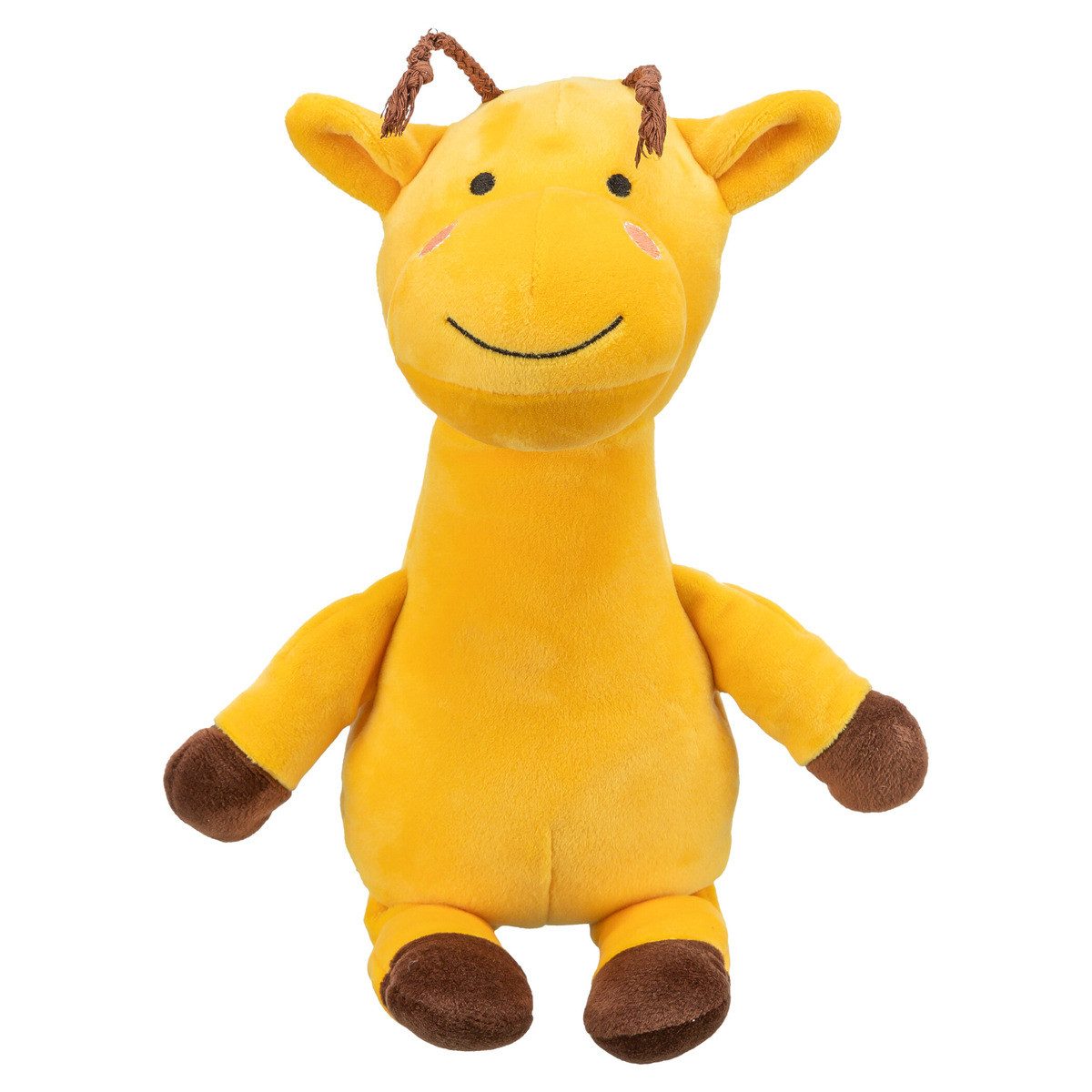 Tierkuscheltier Hundespielzeug Giraffe aus Plüsch