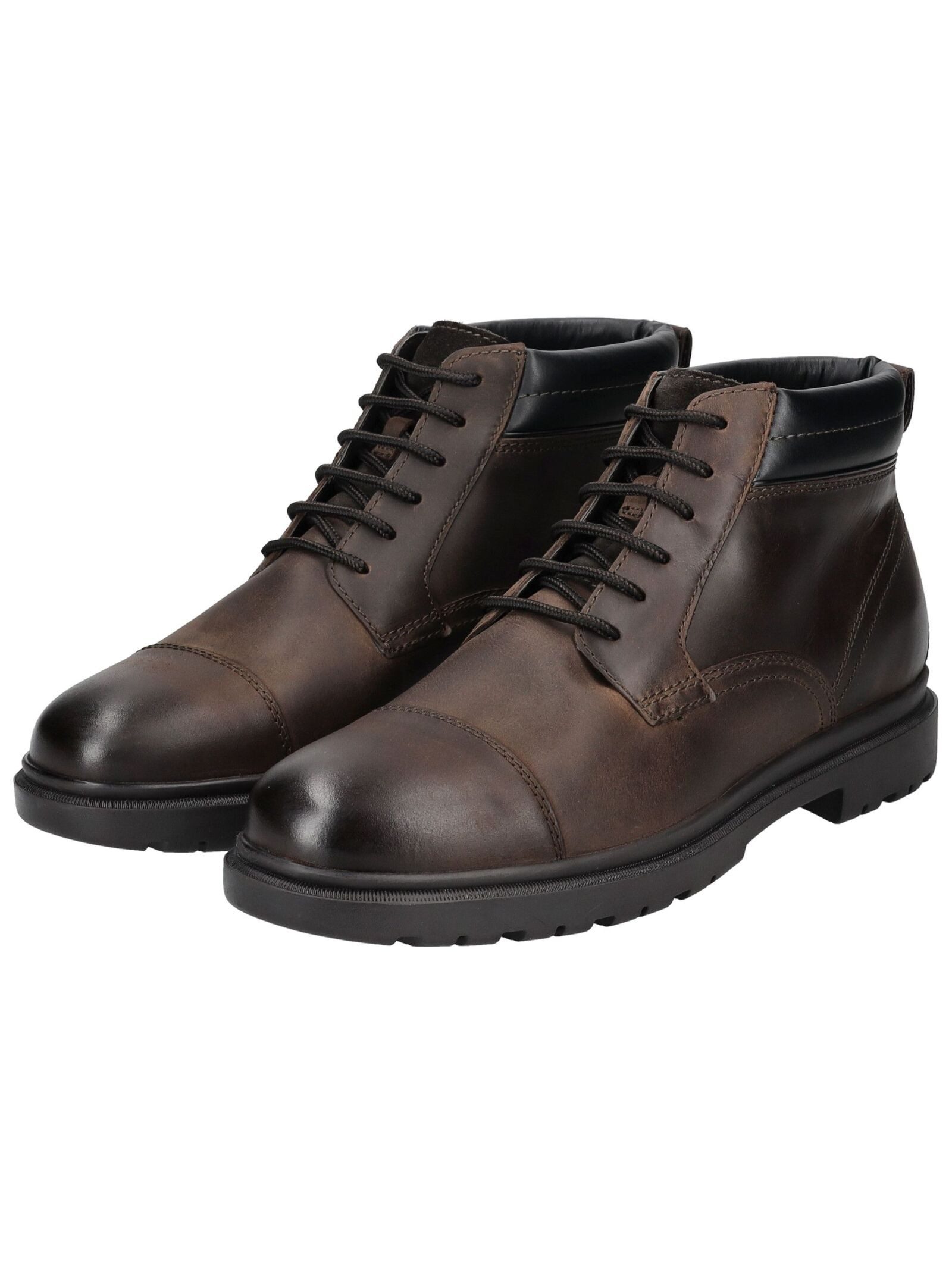 Geox Geox Stiefelette Leder/Synthetik Schnürstiefelette