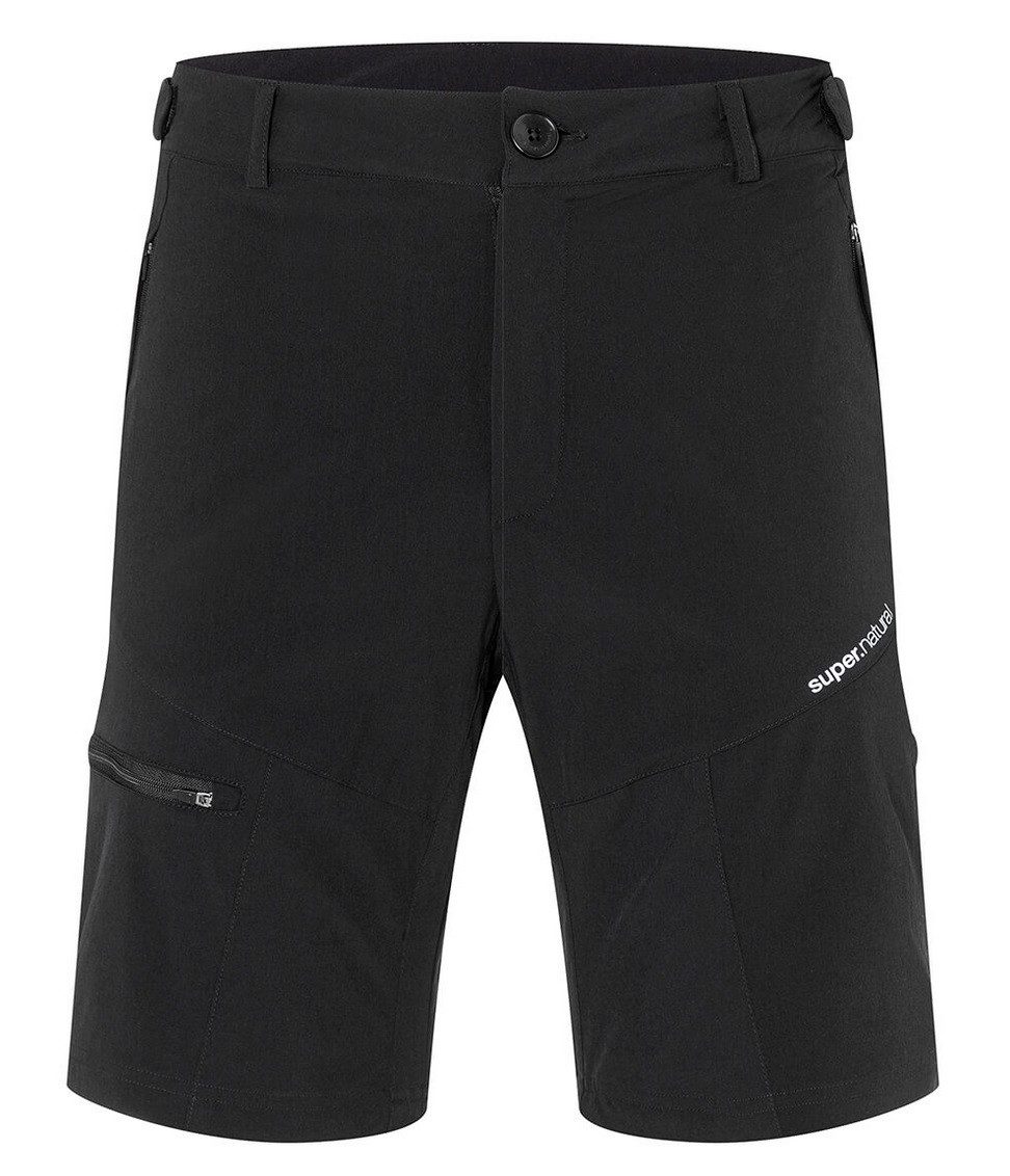 SUPER.NATURAL Fahrradhose Merino Unstoppable Shorts (robust, stretchy, windabweisend) kurz