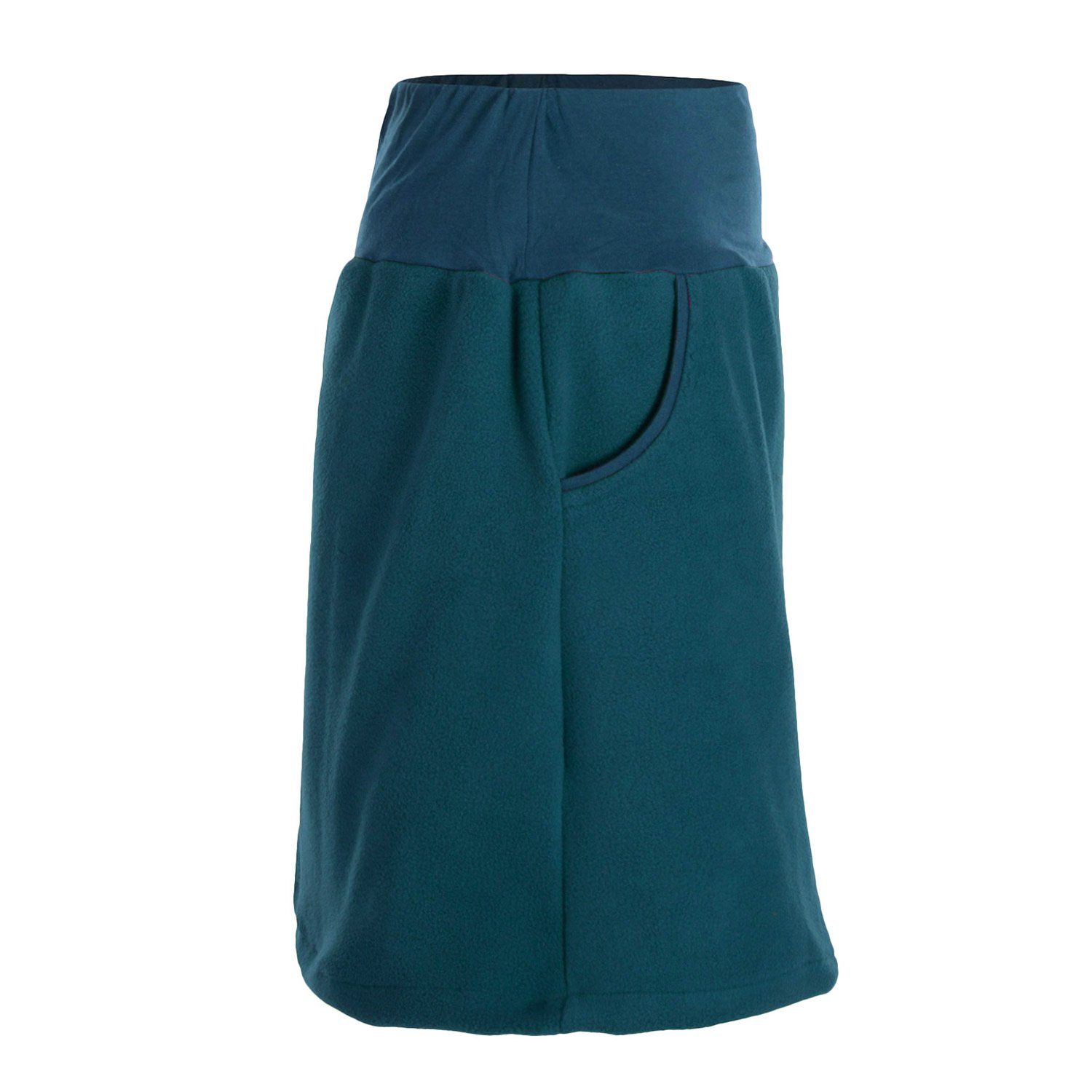 Vishes Minirock Thermorock warmer Damen Winterrock kurz Minirock aus ECO-Fleece Hippei, Retro Style – Bild 3 von 5