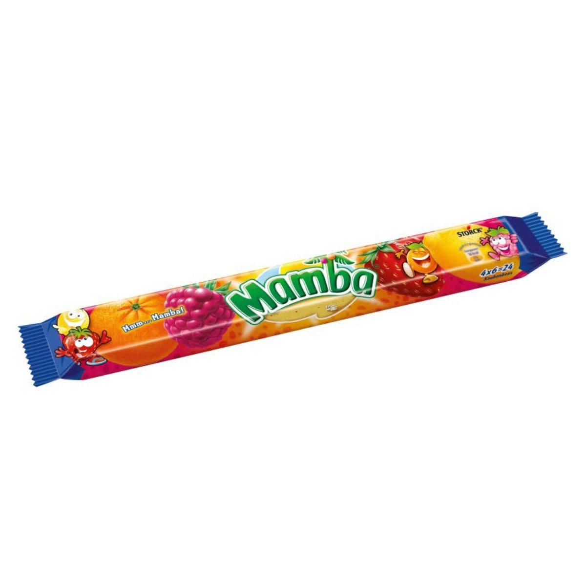 STORCK Süßigkeit, Storck Mamba Kaubonbons in fruchtigen Geschmacksrichtungen mit 106g