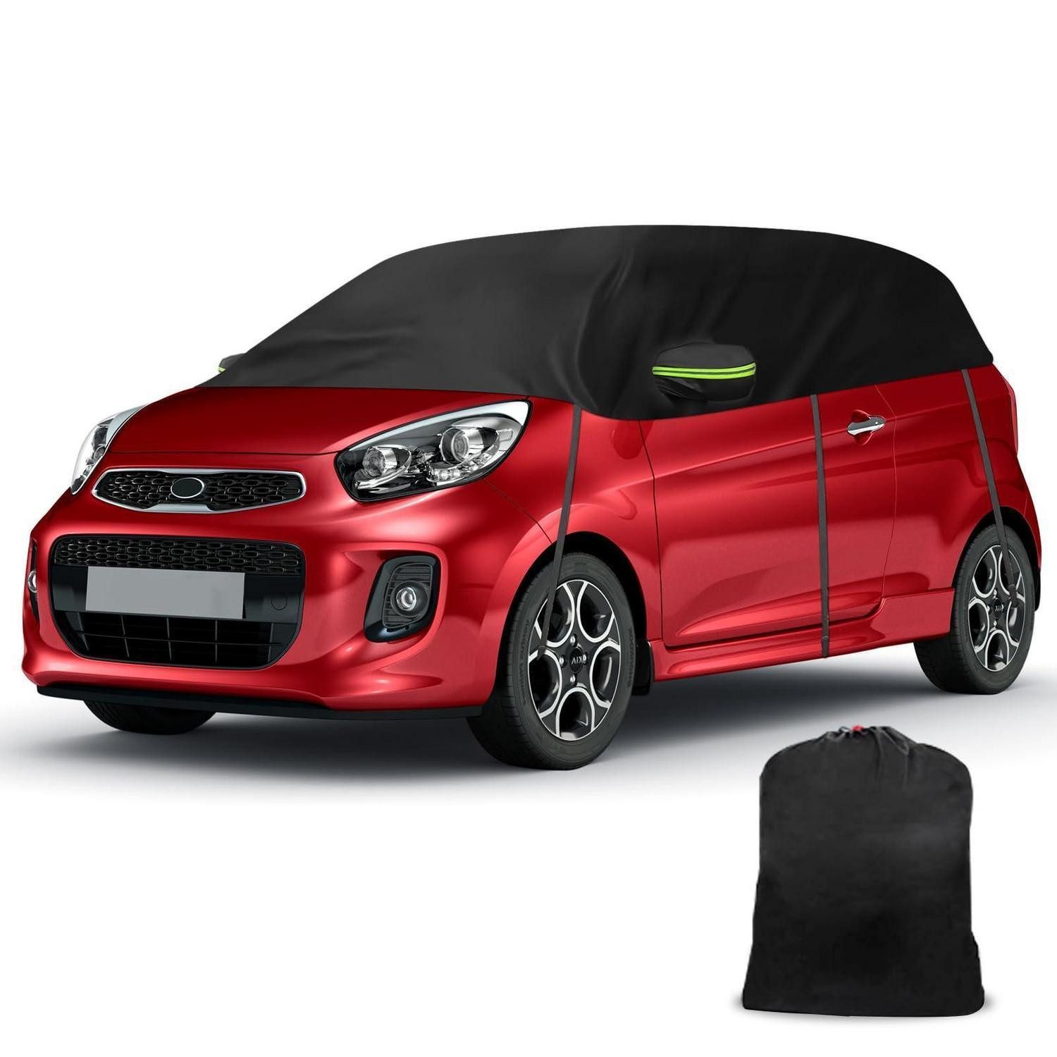 LuxusKollektion Autoplane Halbabdeckung wasserdicht Halbgarage Reflexstreifen Picanto 2003-2025