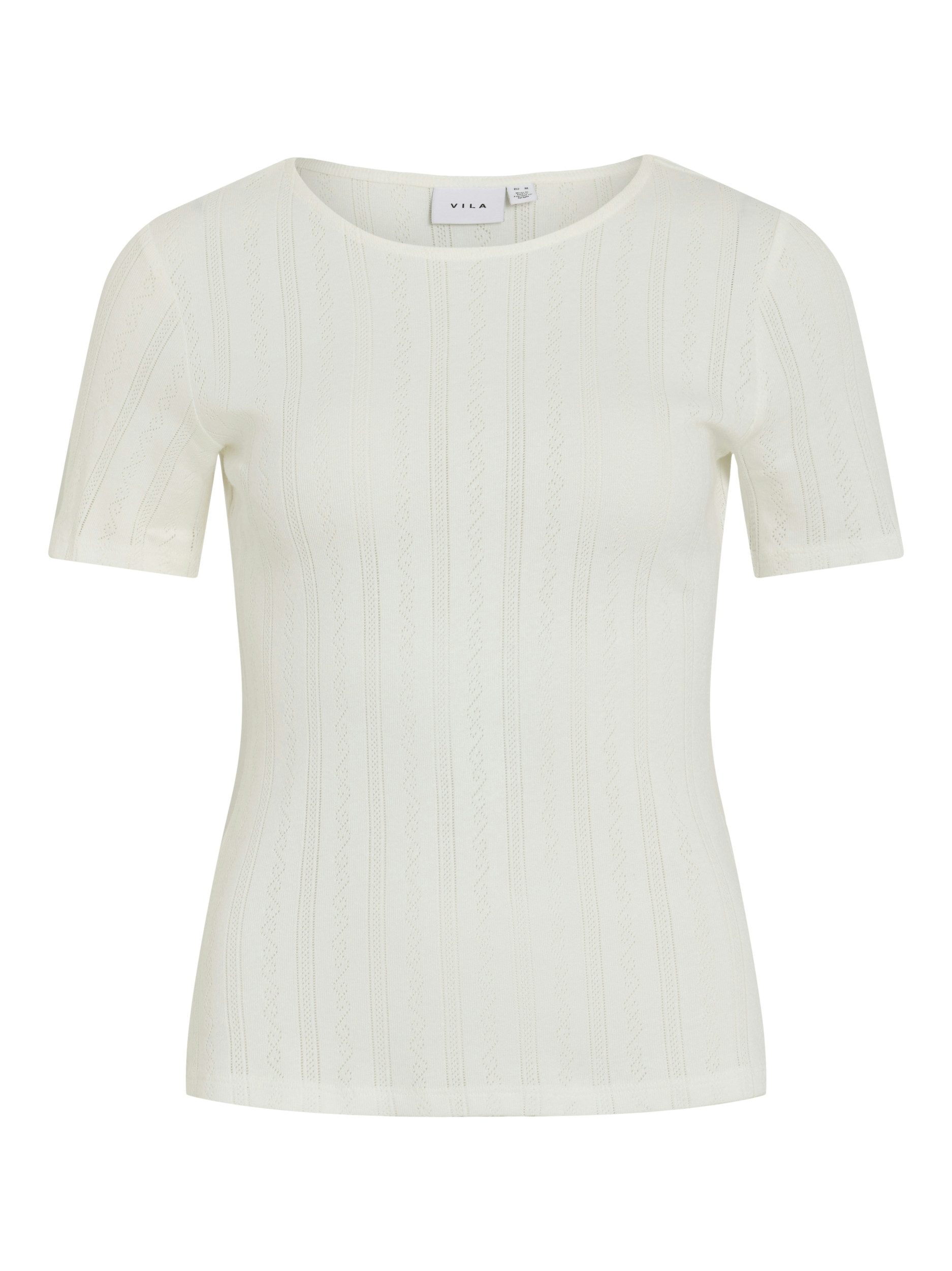 Vila Kurzarmbluse VIKASSIE S/S POINTELLE TOP günstig online kaufen
