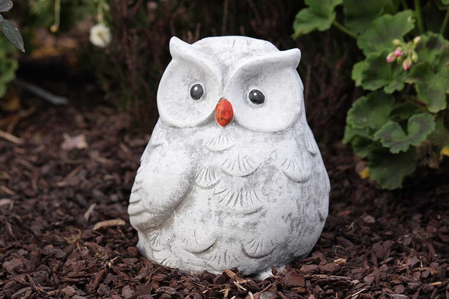 Stone Eule Gartenfigur Style Steinfigur Hedwig and