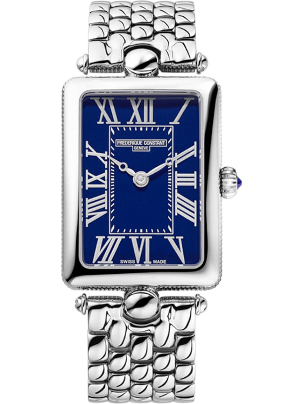 Frederique Constant Quarzuhr Frederique Constant FC-200N2AC6B Damenuhr Art Deco Carree 28mm 3ATM Frederique Constant FC-200N2AC6B Damenuhr Art Deco Carree 28mm 3ATM