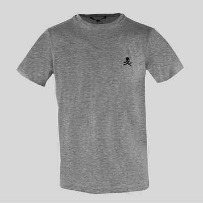 PHILIPP PLEIN T-Shirt, Grau, R-Ausschnitt