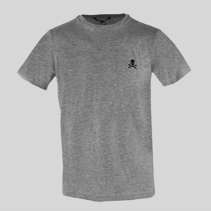 PHILIPP PLEIN T-Shirt Grau R-Ausschnitt