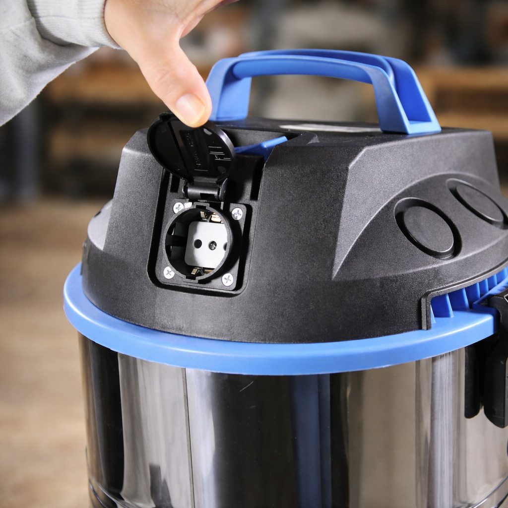 HELO24 Industriesauger Nass Trocken Staubsauger 1800W Industrie Sauger ...