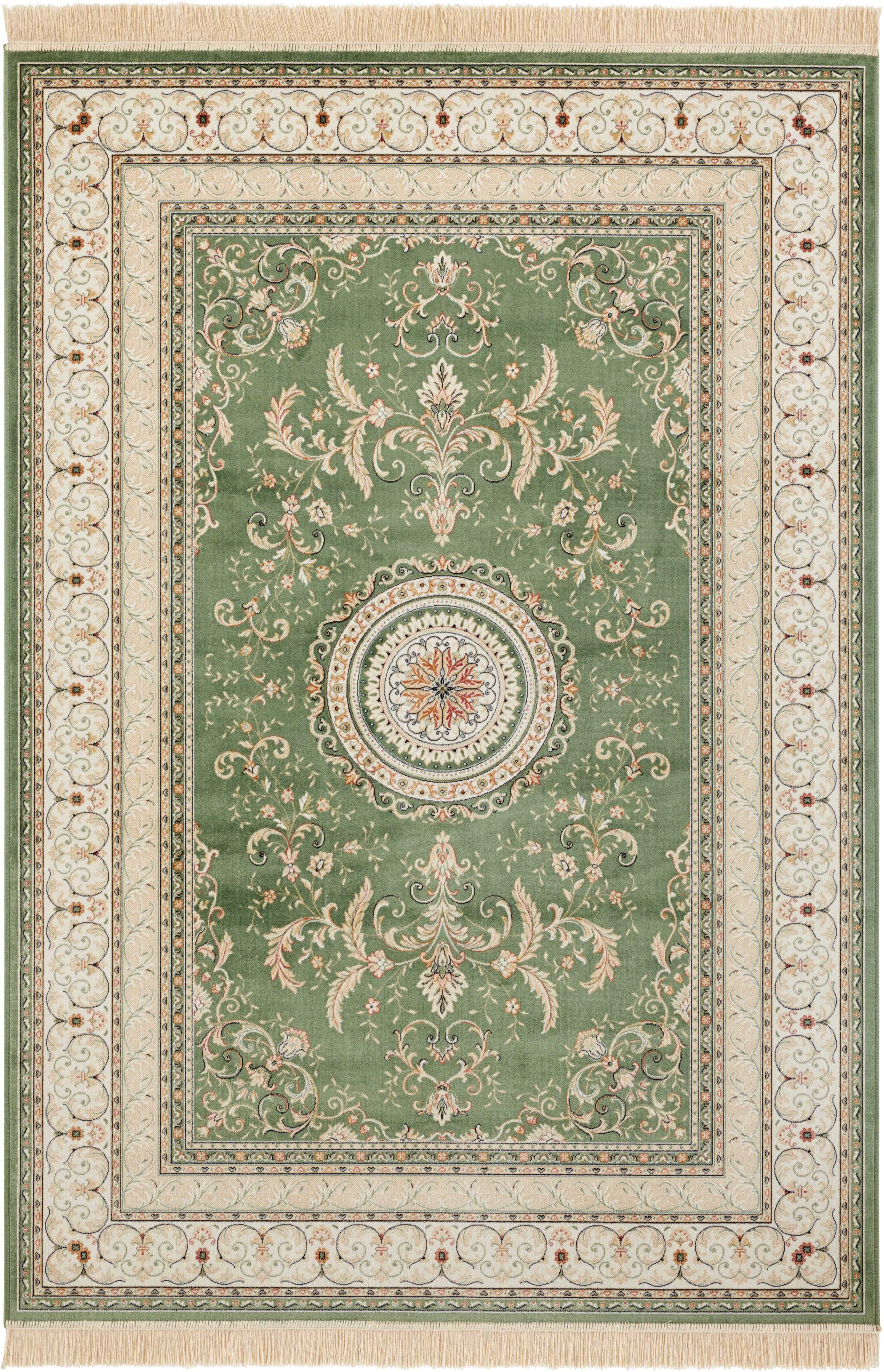 Teppich Antik Negar, NOURISTAN, rechteckig, Höhe: 5 mm, mit Fransen, Orient  Design, Gekettelt