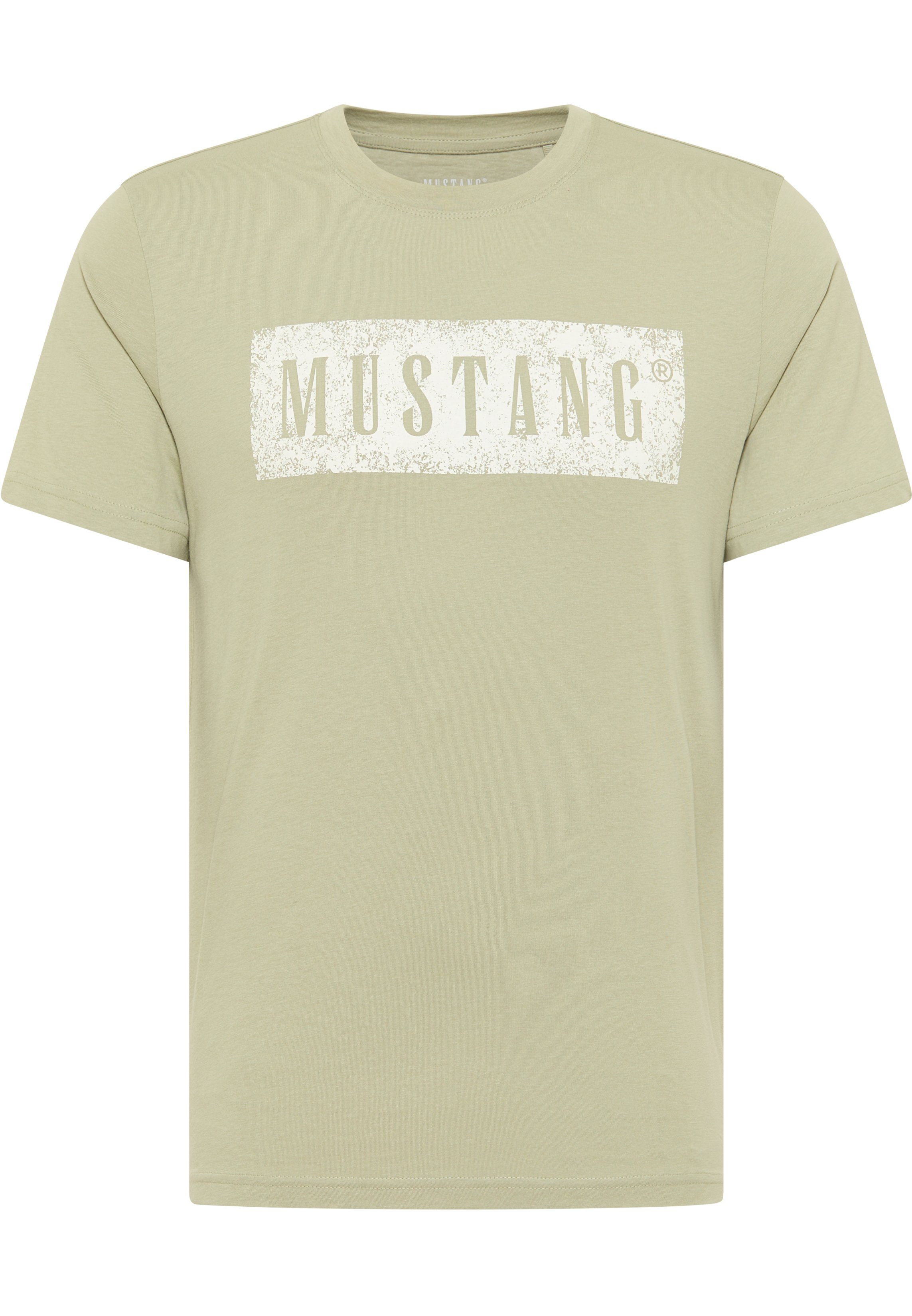 MUSTANG C T-Shirt Style grün Print Alex