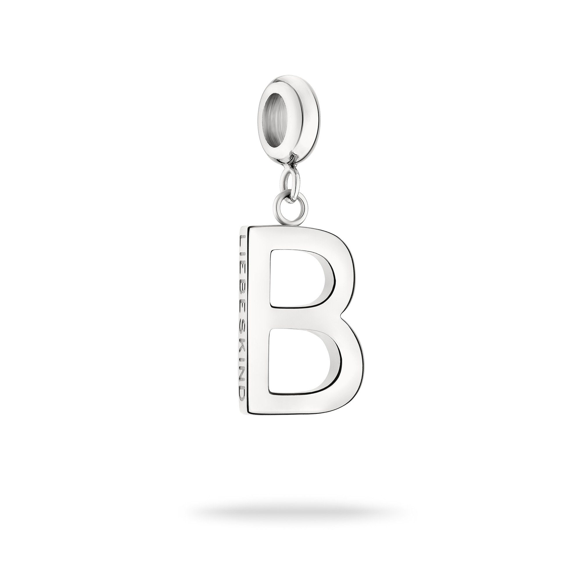 Kettenanhänger B silver Edelstahl
